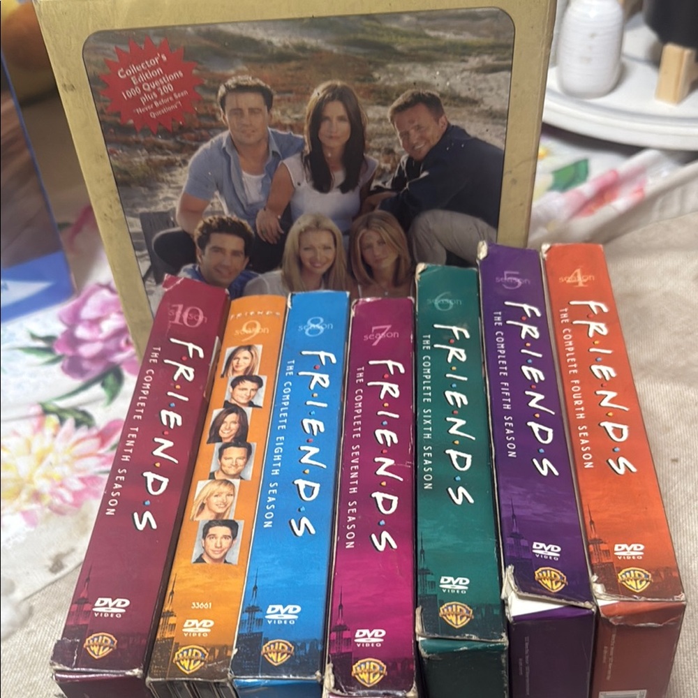 Friends seasons 4-10 Series DVD Box Sets + Friends game